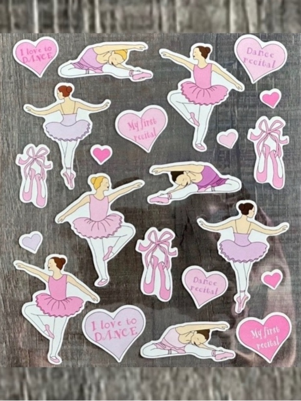 💞 New Ballet Dance Recital Ballerina Scrapbook Craft Stickers